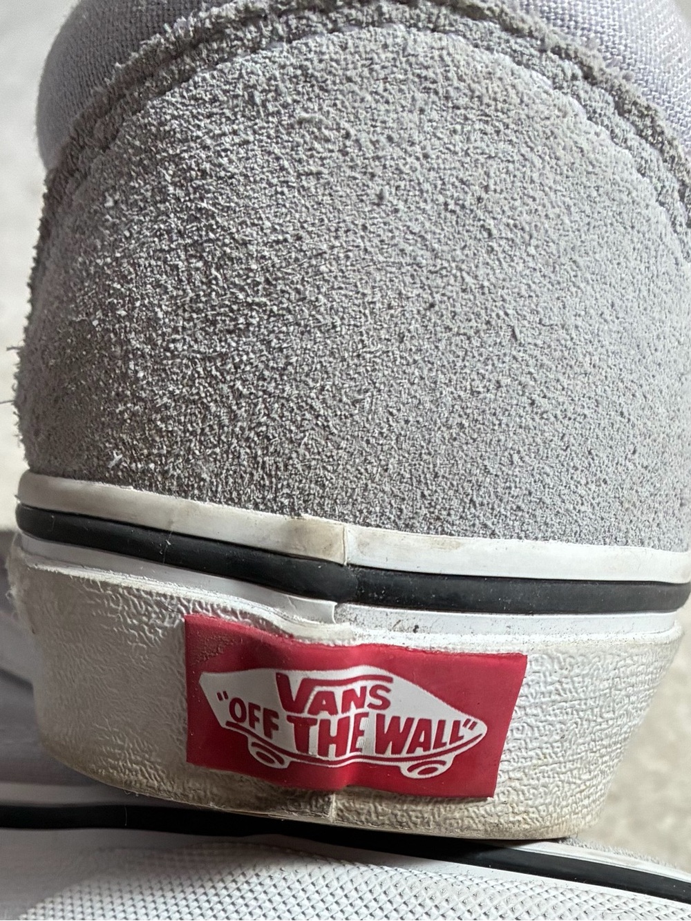 Vans Women's Low-Top Sneakers - Light Gray & White - Picture 4 of 4
